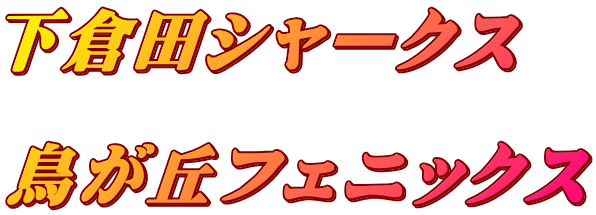 下倉田シャークス  鳥が丘フェニックス