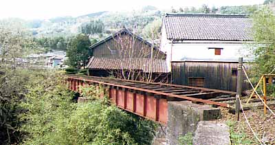 鉄橋と酒蔵1997.4.8