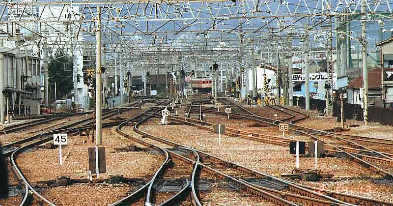 和歌山駅への進入