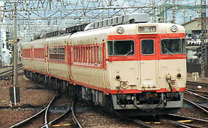 国鉄きのくにが和歌山駅に進入