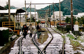 北山駅の冬景色